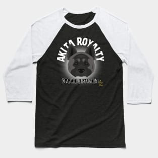 American Akita Royalty - crown optional Baseball T-Shirt